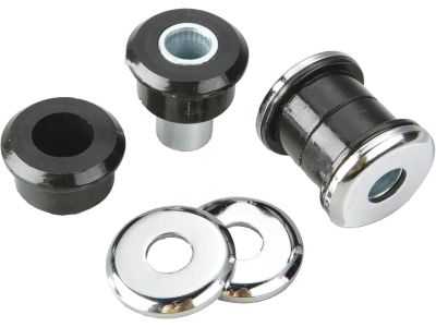 05846 - ARLEN NESS Handlebar Damper Kit Chrome Cup Washers Chrome