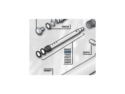 09288 - CCE DAMPER TUBE Damper Tube Assembly