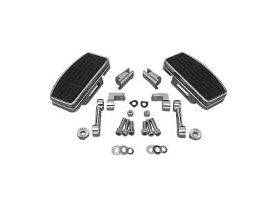 09888 - CCE Adjustable Mini Passenger Floorboards Chrome