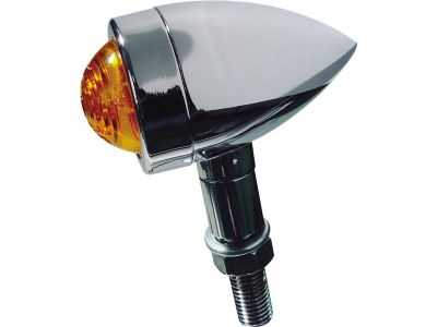 1002597 - CCE Mini Bullet Smooth Turn Signal H21W Chrome Amber Halogen