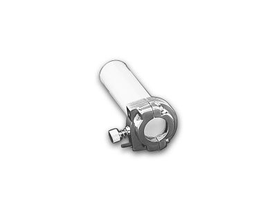 111170 - CCE Throttle Clamp and Sleeve Assembly Chrome 1" Single Cable