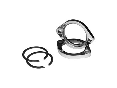 11425 - CCE Chrome Exhaust Flange Kit Exhaust Flange and Retaining Ring Kit Chrome