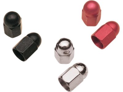 11864 - Barnett Acorn Style Valve Stem Covers, Chrome Valve Stem Cover