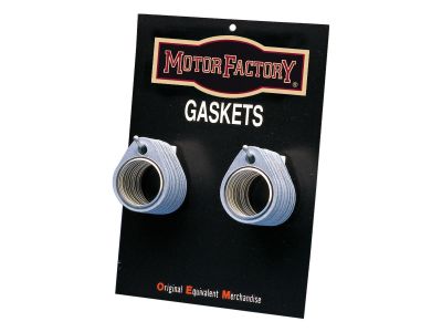 12100 - Motor Factory Fiber Exhaust Gasket with Firering Pair Pack 2