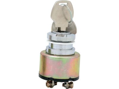 12251 - CCE Ignition Switch, Chrome 0.75" diameter/on-ign-light Ignition Switch