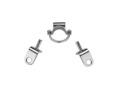12560 - CCE Big Twin Solo Seat Bracket Kit Chrome