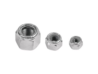 14632 - CCE Nylon-Inserted Lock Nut Pack Chrome 1/2"-20 UNF