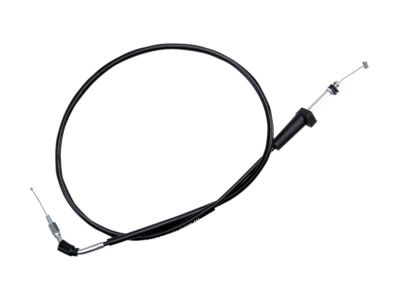 14888 - Motion Pro Aftermarket Carburetor Idle Cable 90 Â° Stainless Steel Clear Coated Chrome Look 38,5"