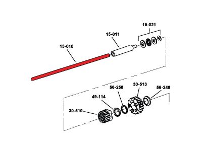 15010 - CCE CLUTCH PUSH ROD