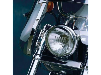 15381 - National Cycle Heavy Duty Windshield Mount Kit Straight forks Chrome