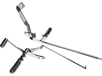 17635 - CCE Forward Control Kit Stock Length Chrome