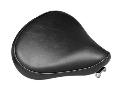 19409 - Le Pera Large Smooth Spring Solo Seat Black Vinyl