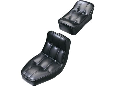 19423 - Le Pera Rigid Baron II 2 Piece Smooth Seat Black Vinyl