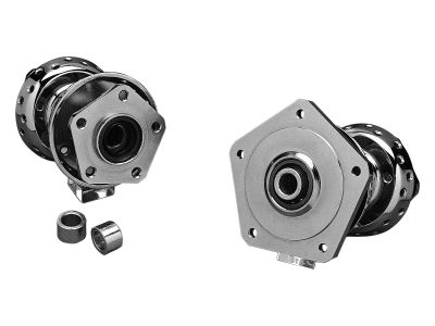 19702 - CCE CHR.FRONT HUB ASSY.FLT 84-UP Chrome