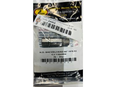 24402 - KIBBLEWHITE Valve Guide, Intake +0.002, Cast Iron, Shovel