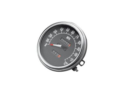 25962 - CCE 68-84 FL-Style Speedometer Scale: 120 mph; Scale Color: black; Ratio 2:1