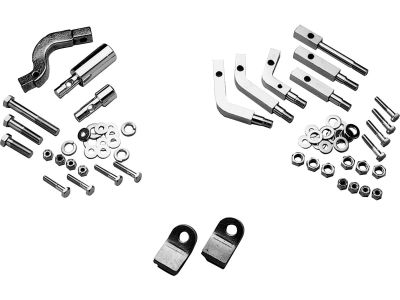26560 - CCE OEM-Style Floorboard Bracket Kit Chrome