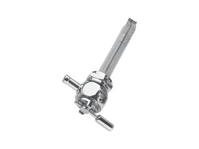 26627 - PINGEL HEXED OVAL FUEL VALVE 22mm Chrome