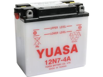 2831179 - YUASA Conventional 12N7-4A Batterie Lead Acid, 74 A, 7.0 Ah