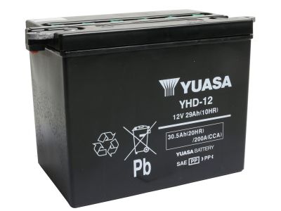 2831443 - YUASA Conventional YHD-12 Batterie Lead Acid, 200 A, 29.0 Ah