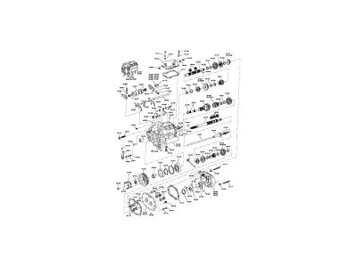 30416 - RevTech 6 Speed 4-6 SLIDER GEAR MAIN Chrome