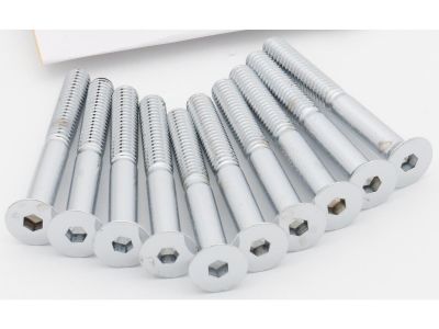 32779 - CCE Flat Head Screw Pack Chrome