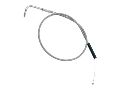 41607 - Motion Pro Armor Coated Throttle Cable 45 Â° Stainless Steel Clear Coated 32,5"