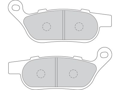 4541032 - FERODO Road Sintered Brake Pads Sinter Rear