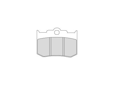 4541765 - FERODO Road Platinum Mid-Metallic Brake Pads Organic