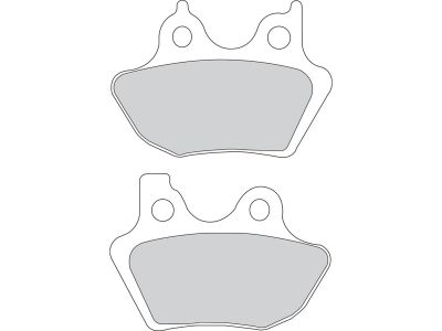 4544019 - FERODO Road Platinum Mid-Metallic Brake Pads Organic Front Rear