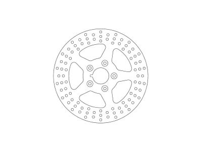 4553111 - FERODO Rigid Brake Rotor 5-Hole Stainless Steel 11,5