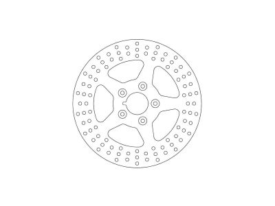 4553115 - FERODO Rigid Brake Rotor 5-Hole Stainless Steel 11,5