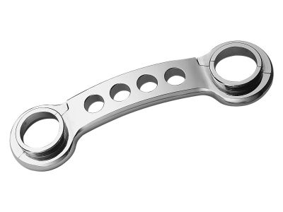 46962 - CUSTOM CYCLE Chrome Billet Fork Truss 41mm Fork Brace For Wide Glide F...