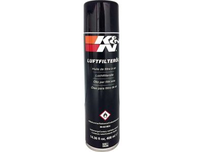 5561973 - K&N Air Filter Oil - Aerosol 408 ml, Label Language (DE,FR,IT,NL,PT)