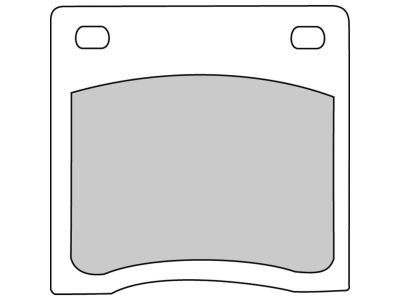 600526 - FERODO PRP Replacement Brake Pads Organic Polished