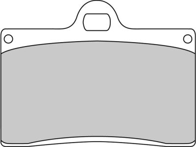 600536 - FERODO PRP Replacement Brake Pads Organic Polished