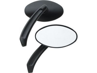 600551 - CCE Oval Billet Mirror Black