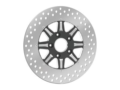 603351 - RevTech Velocity 2-Piece Brake Rotor Black Stainless Steel 11,5