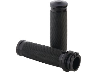 604941 - CCE Tornado Grips Black 1" Anodized Cable operated