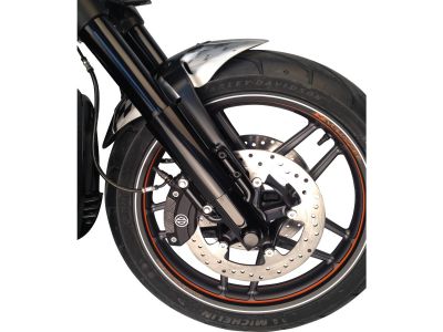 607609 - CULT WERK Lower Fork Cover Black Gloss Powder Coated