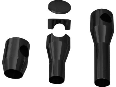 607780 - RITZ Big Bone 75 Risers Black Powder Coated 1