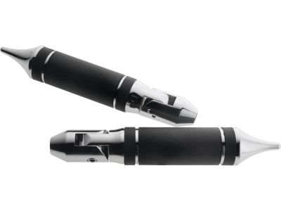 610462 - CCE Gladiator Billet Footpegs With mount for 1/2" mounting bolts Chrome