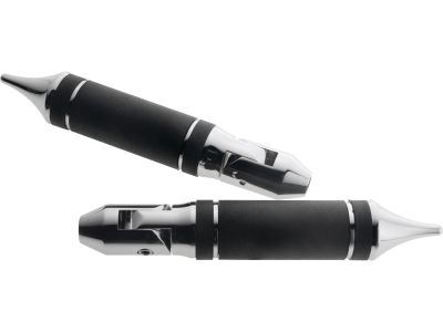 610464 - CCE Gladiator Billet Footpegs With mount for 3/8" mounting bolts Chrome