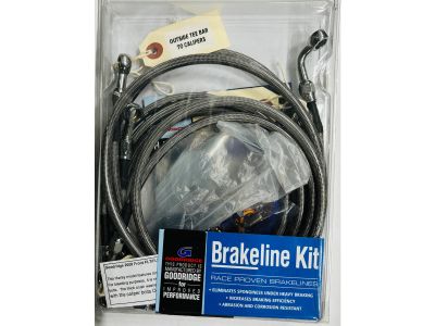 614413 - GOODRIDGE Front Brake Line Kit DOT +6"