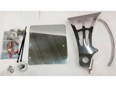 618137 - Pistor Side Mount License Plate, stainless steel, polished 180x200 ABE