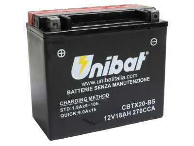 618427 - Unibat Maintance Free Series CBTX20-BS Battery Dry Battery with Acid P...