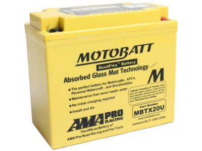 619277 - MOTOBATT Quadflex AGM Battery AGM, 310 A, 21.0 Ah Yellow