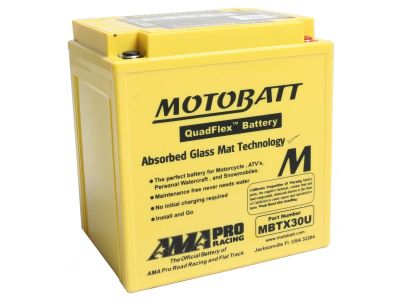 619305 - MOTOBATT Quadflex AGM Battery AGM, 390 A, 32.0 Ah Yellow