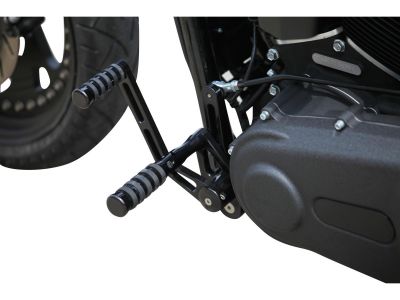 619490 - Rick's Forward Control Kit Stock lenght, with O-Ring Pegs Black Anodiz...