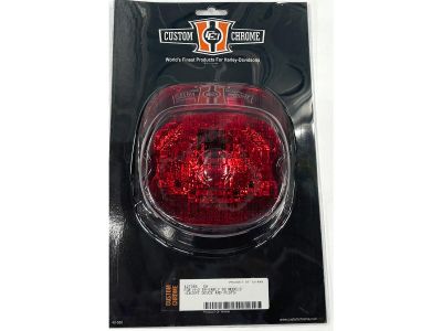 627385 - CCE Laydown Taillight Lens 99-Early 03 models, red lens, reflector and bottom tag window